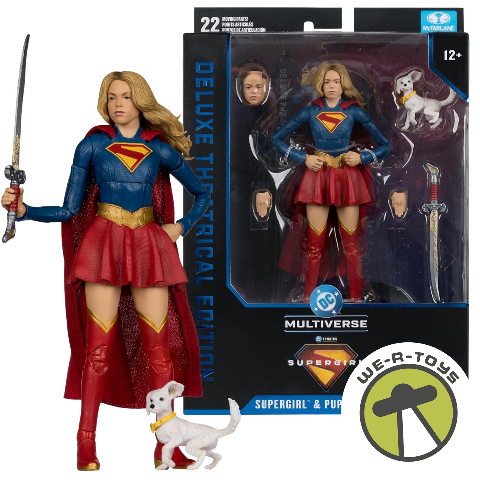 Supergirl Movie 2026 Supergirl and Baby Krypto Deluxe Theatrical Edition Figure