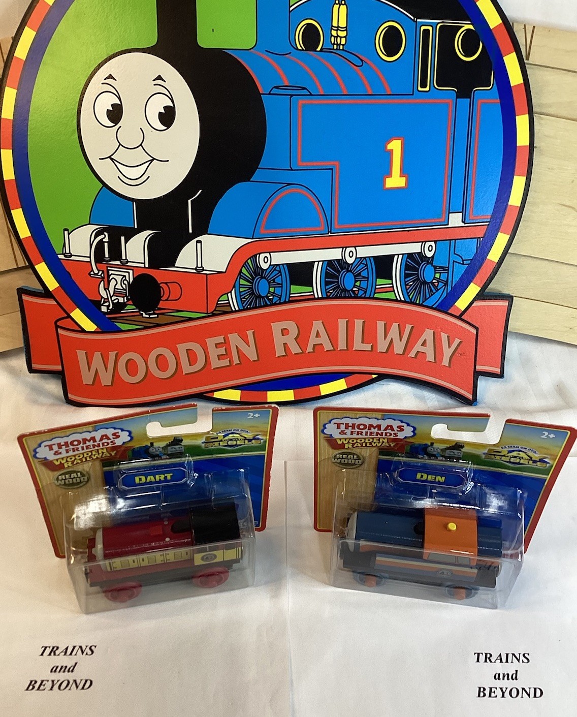 Dart & Den – LC98124 & 5 Thomas & Friends Wooden Railway by Learning Curve – New