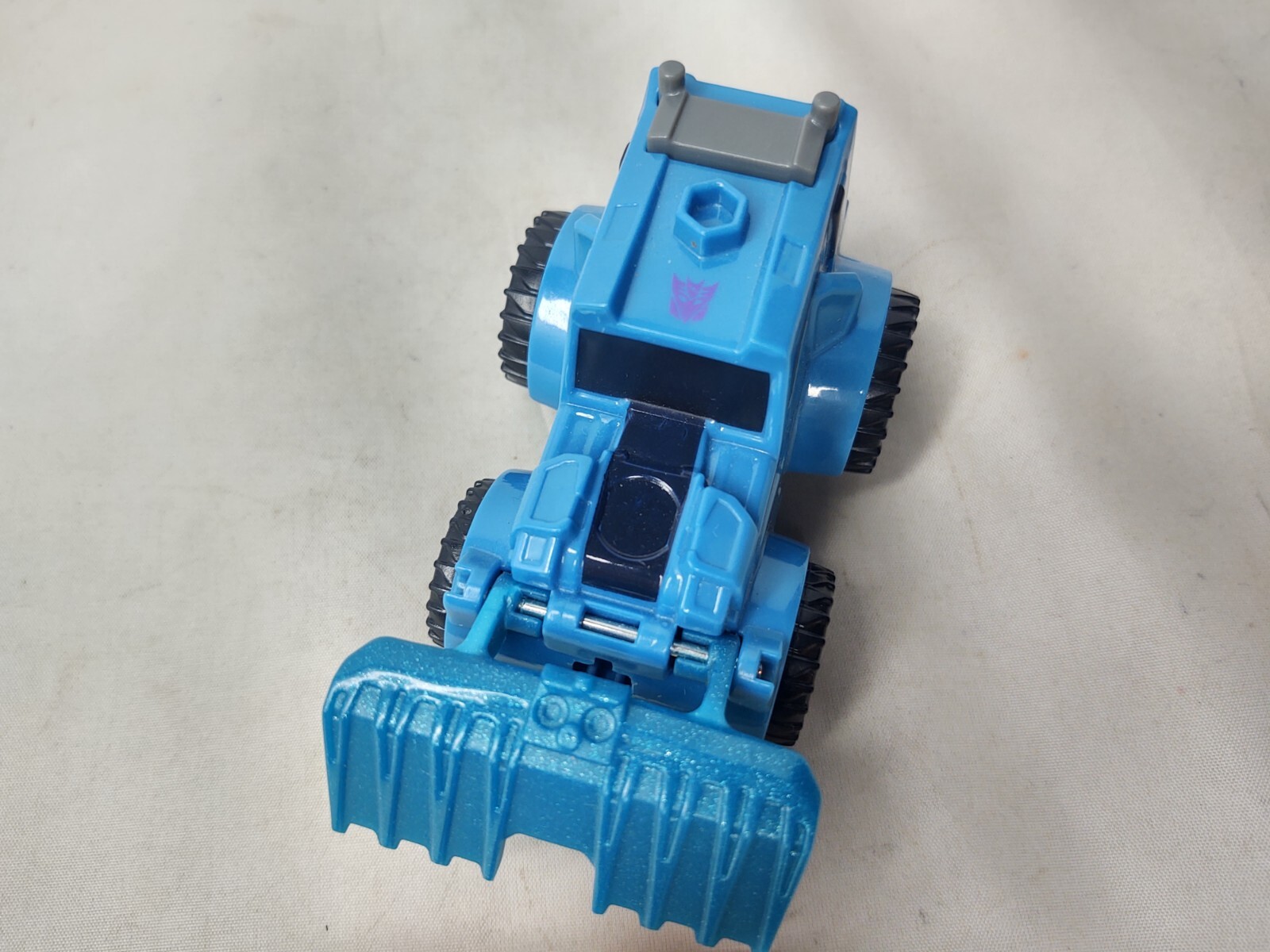 2016 Transformers Blue Bulldozer Figure Figurine McDonald&rsquo;s Happy Meal Toy Car