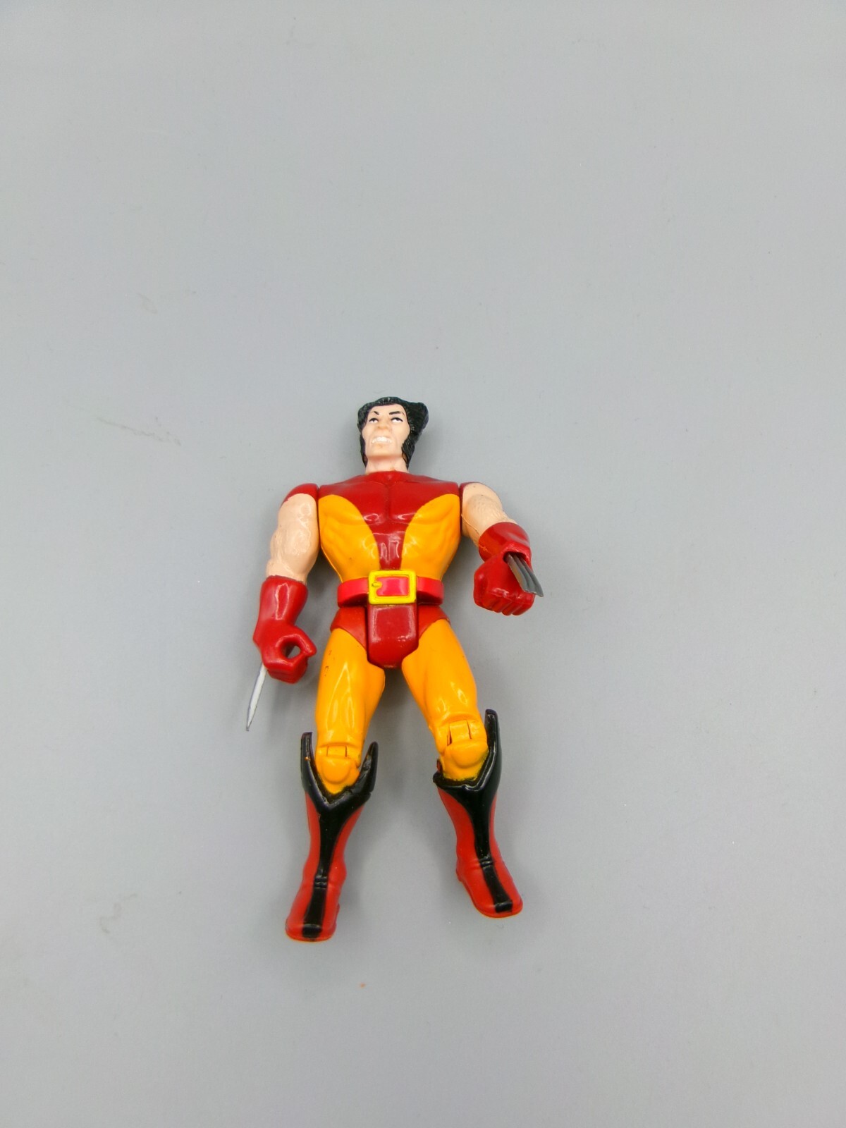 Marvel Comics X Men 1st Edition Wolverine Brown Action Figure Vintage Toybiz