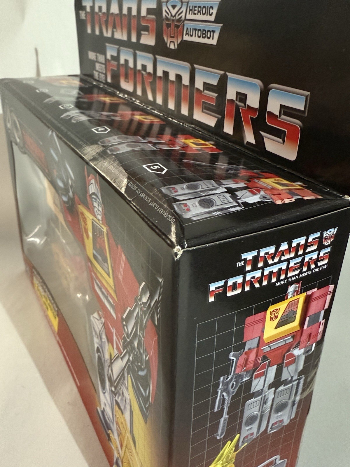 *CREASED BOX* Transformers Retro 40th Ann Autobot BLASTER & STEELJAW G1 Reissue