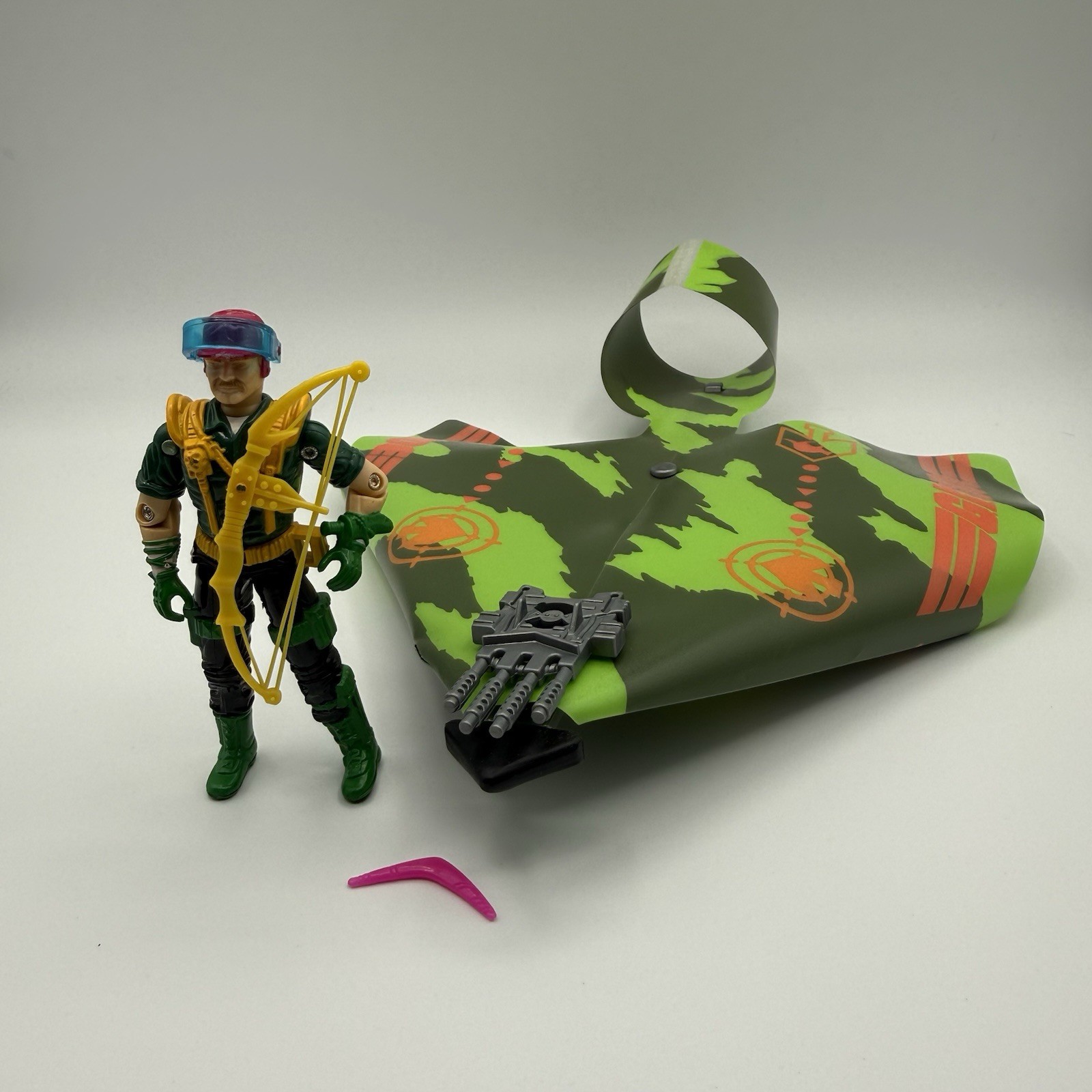 Skymate V1 100% Complete G.I. Joe 1991 Hasbro Vintage Action Figure W Glider