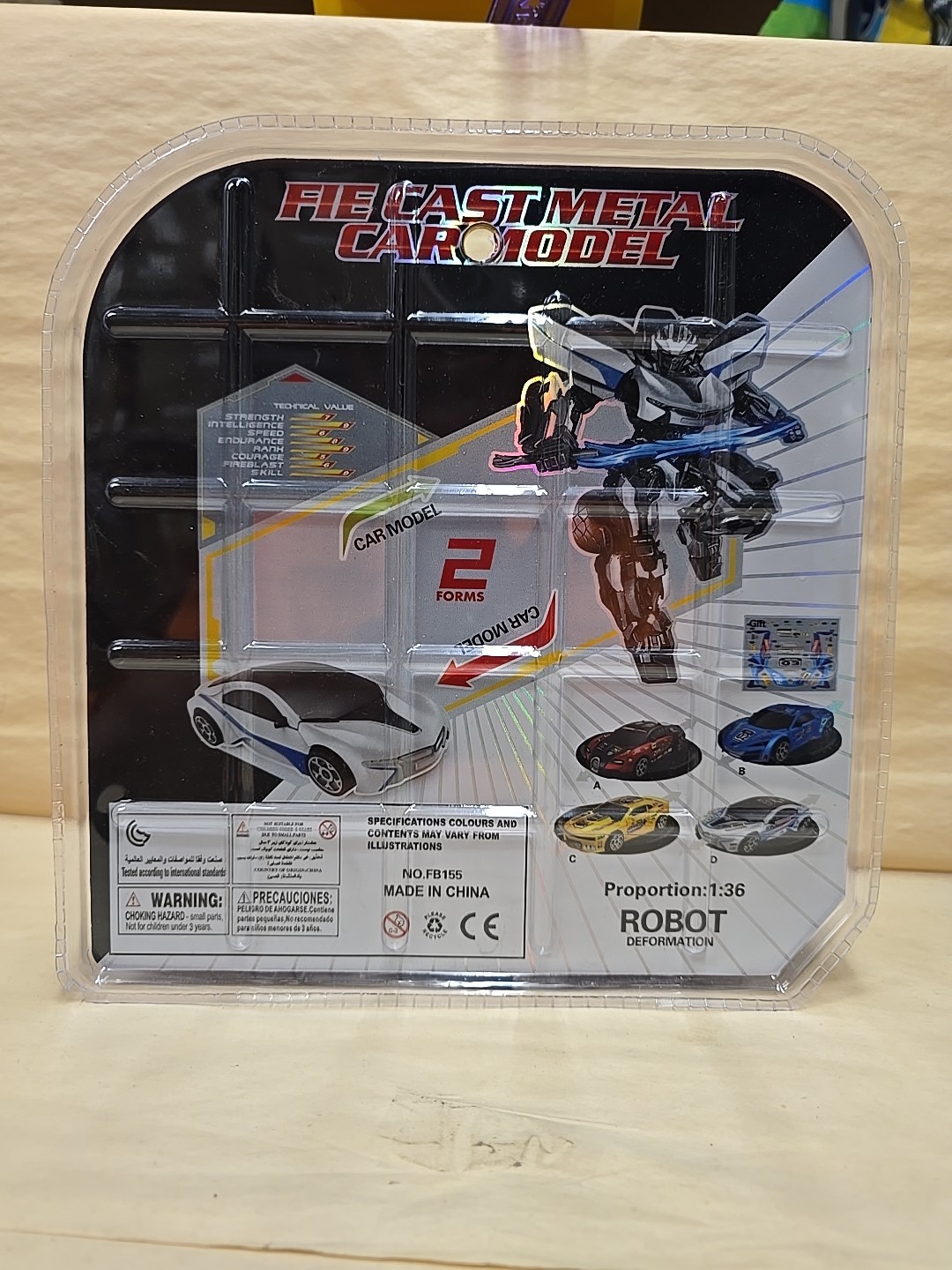 Metal Deformation Die Cast Shell Transforming Car