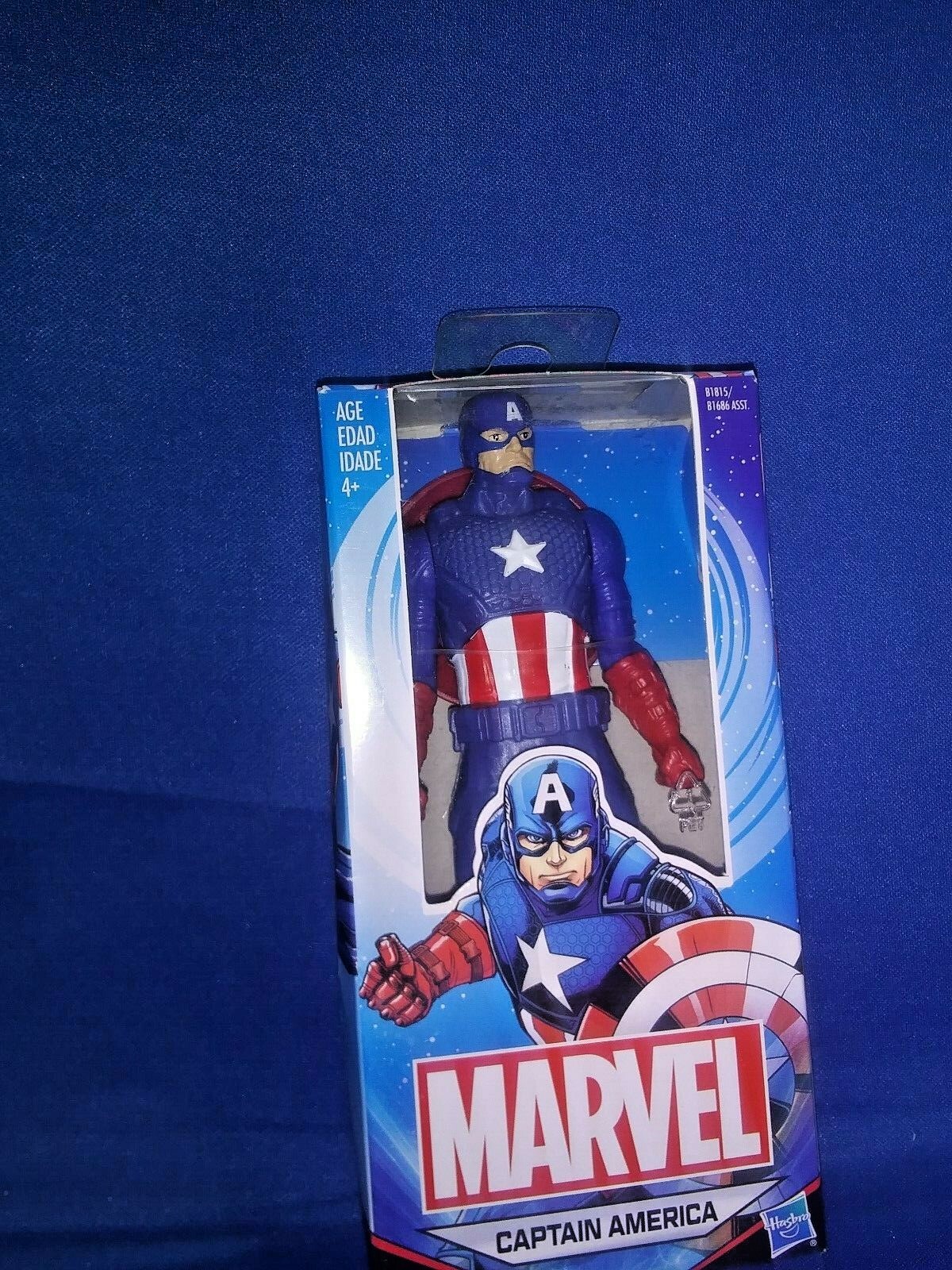 Marvel Captain America 6&Prime; Action Figure Includes Shield Ages 4 & Up Hasbro