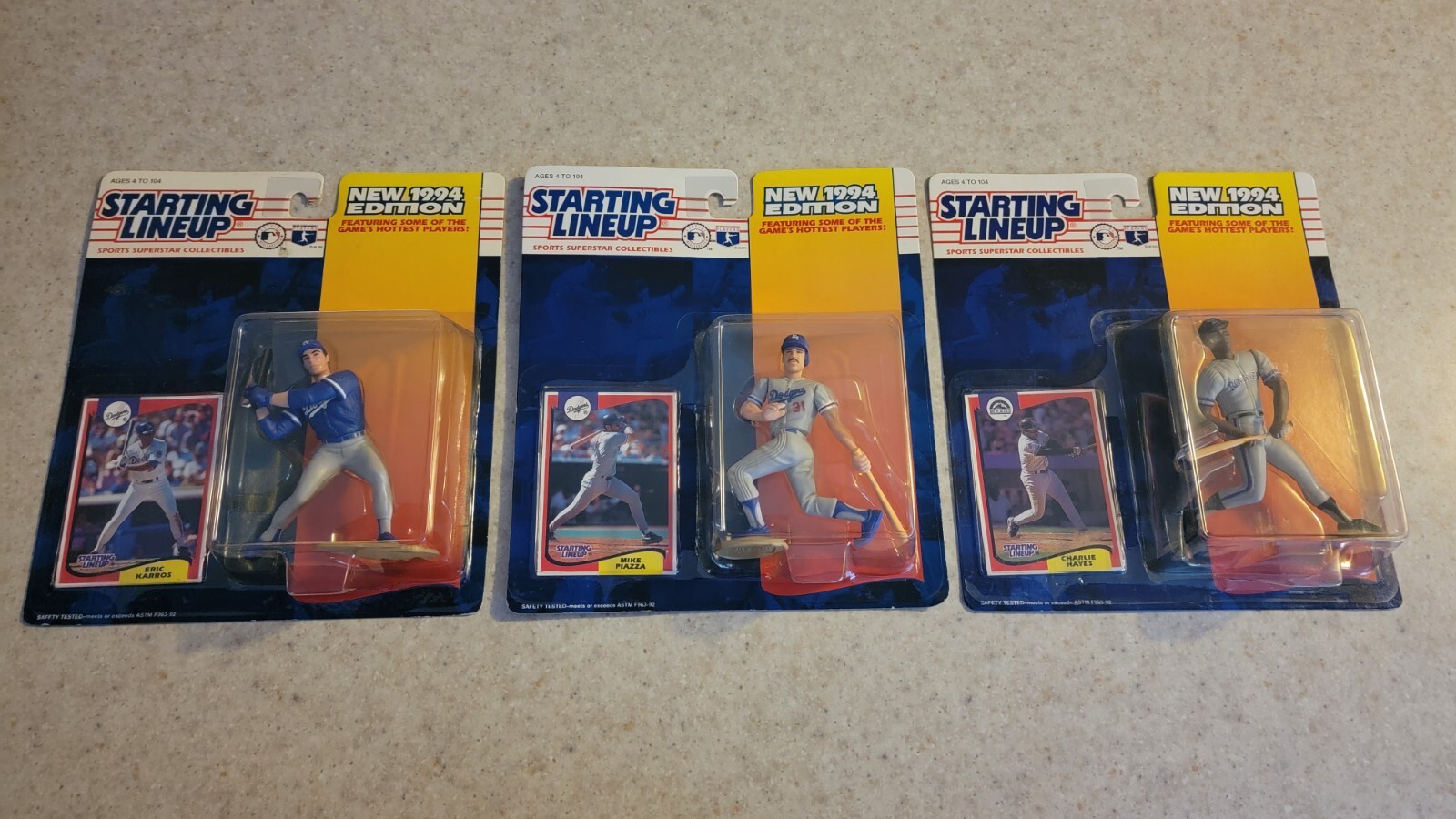1994 Kenner Starting Lineup Baseball Set Break combined shipping