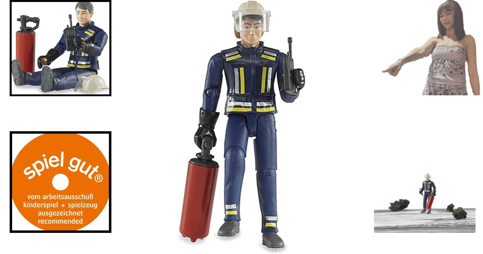 Durable Bworld Fireman with Accessories – Perfect for Indoor & Outdoor Play