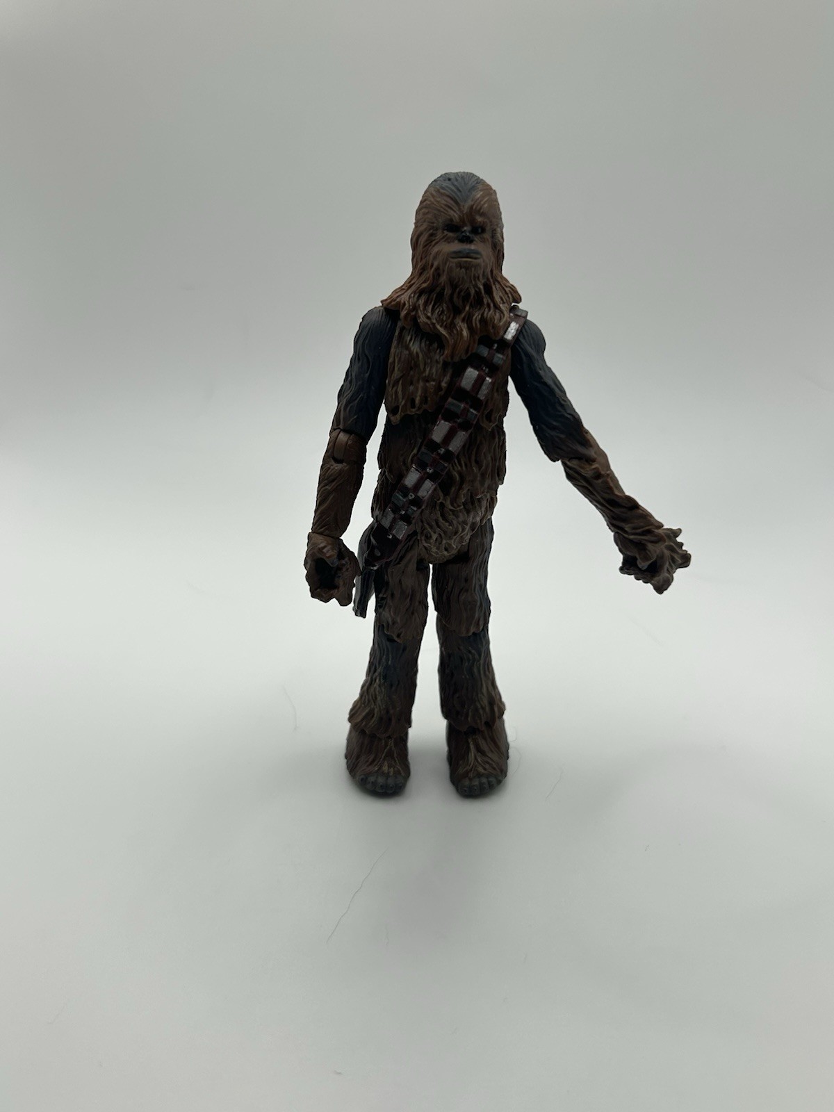 Hasbro Star Wars 2004 LFL Chewbacca Action Figure + Strap Bag 4.75”
