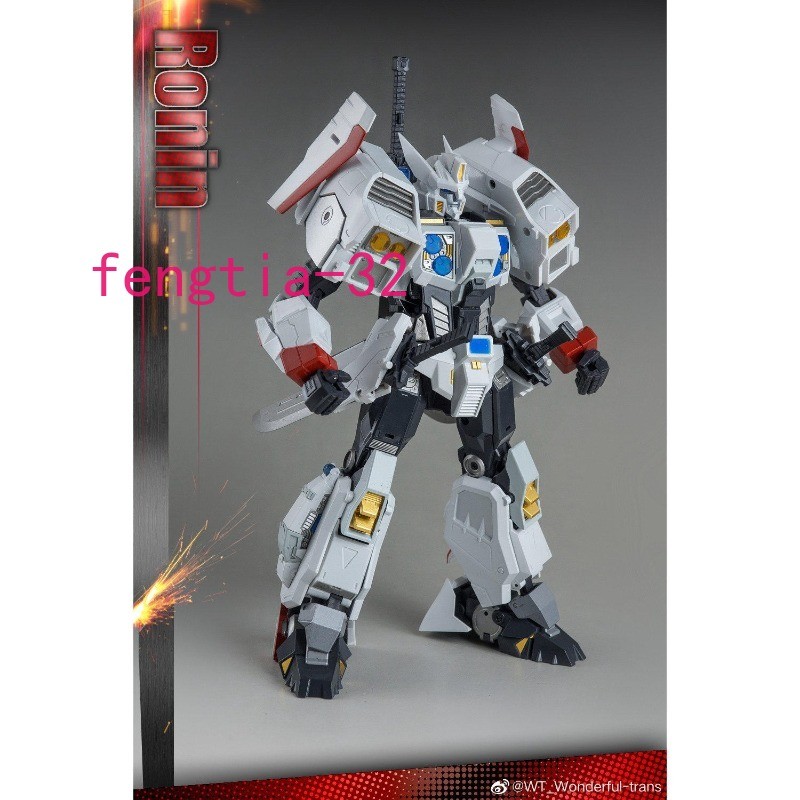 New In Stock Wonderful-Trans WT01 White Ronin Drift Transforms Action Figure Toy