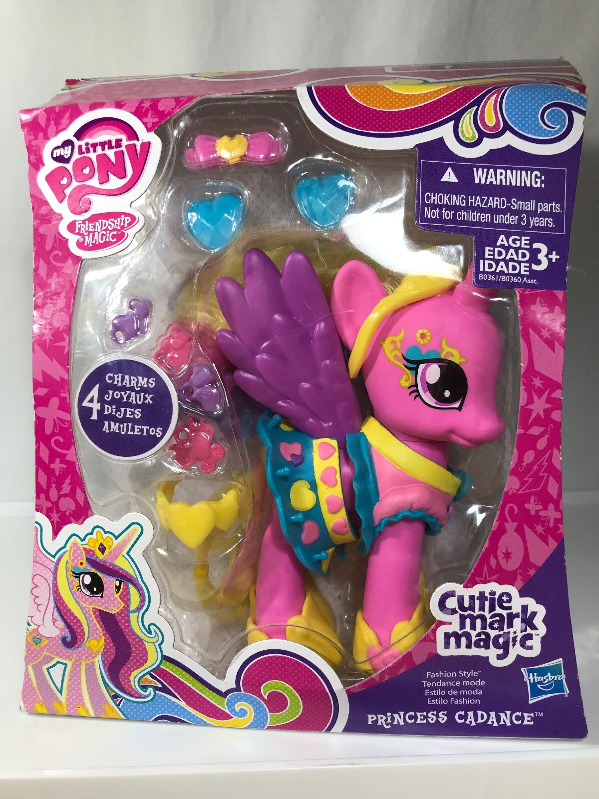 My Little Pony Princess Cutie Mark Magic Fashion Style Princess Cadance Figure