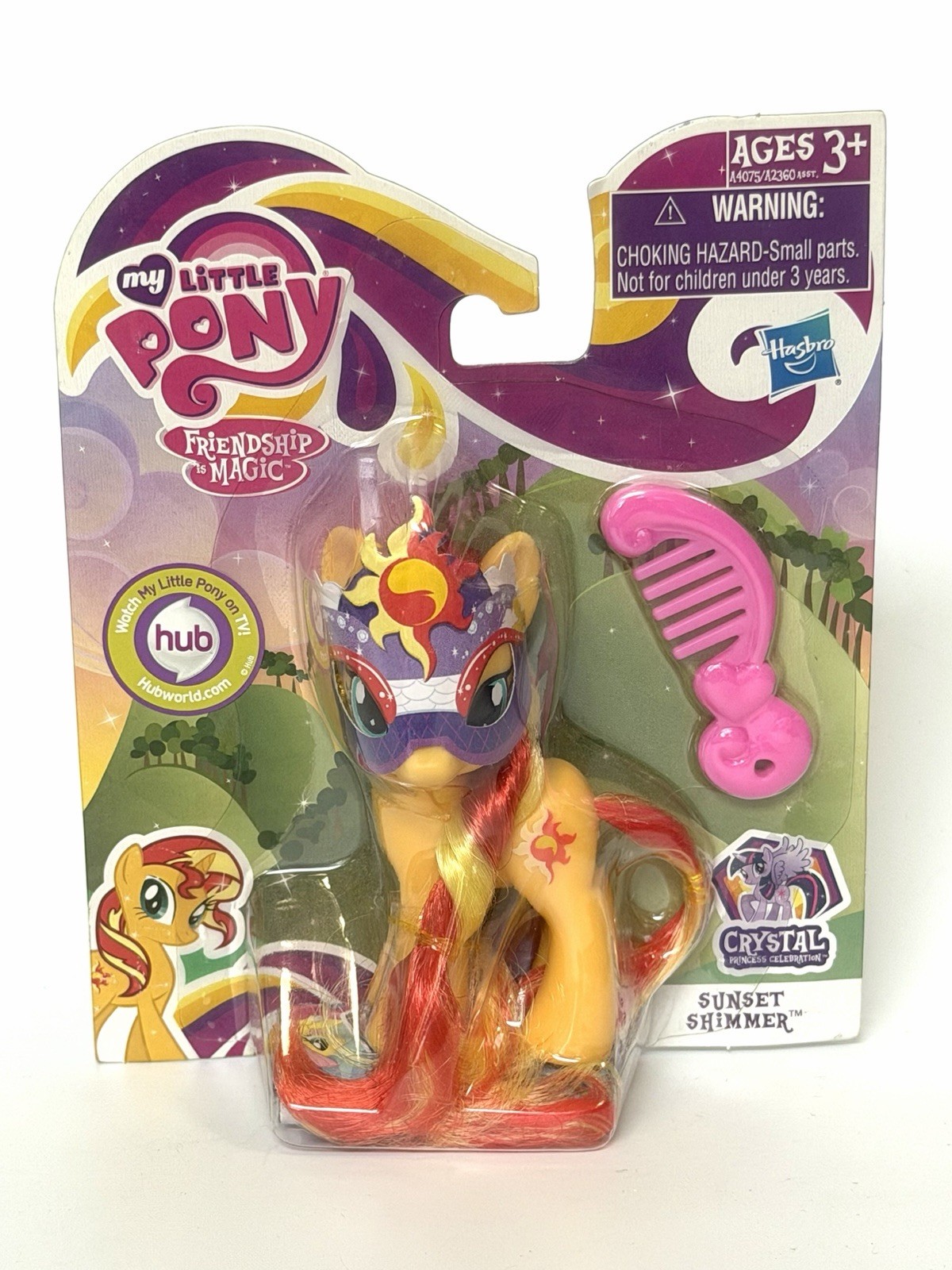 My Little Pony G4 Masquerade SUNSET SHIMMER Unicorn HUB NEW Crystal