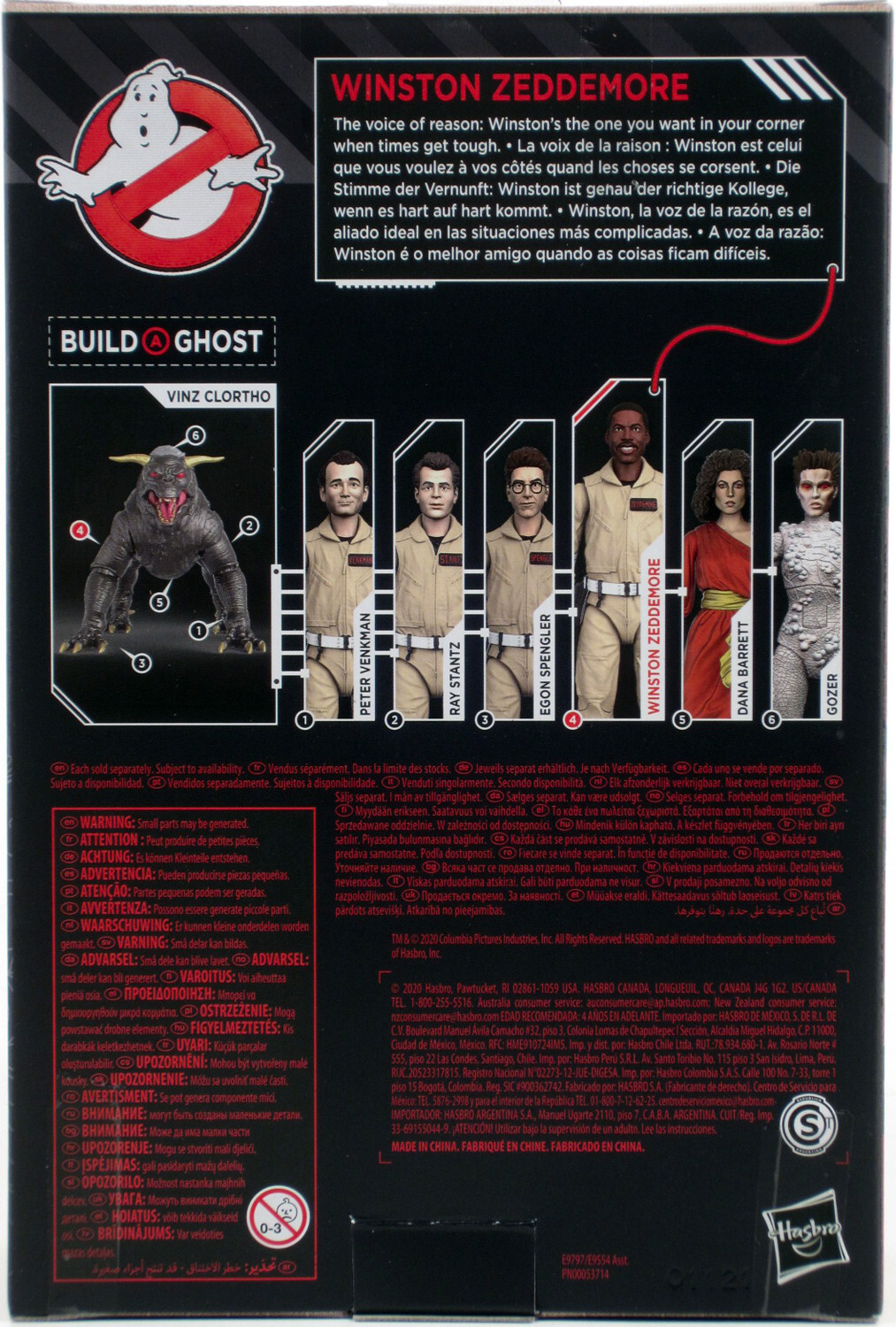 Ghostbusters Plasma Series Winston ZEDDEMORE 6 » Classic Figure Hasbro E9797