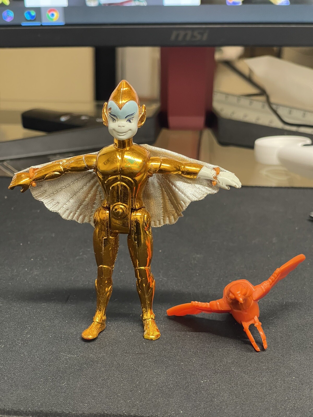 Vintage Silverhawks COPPER KID WITH MAY DAY Kenner Telepix 1986 Complete