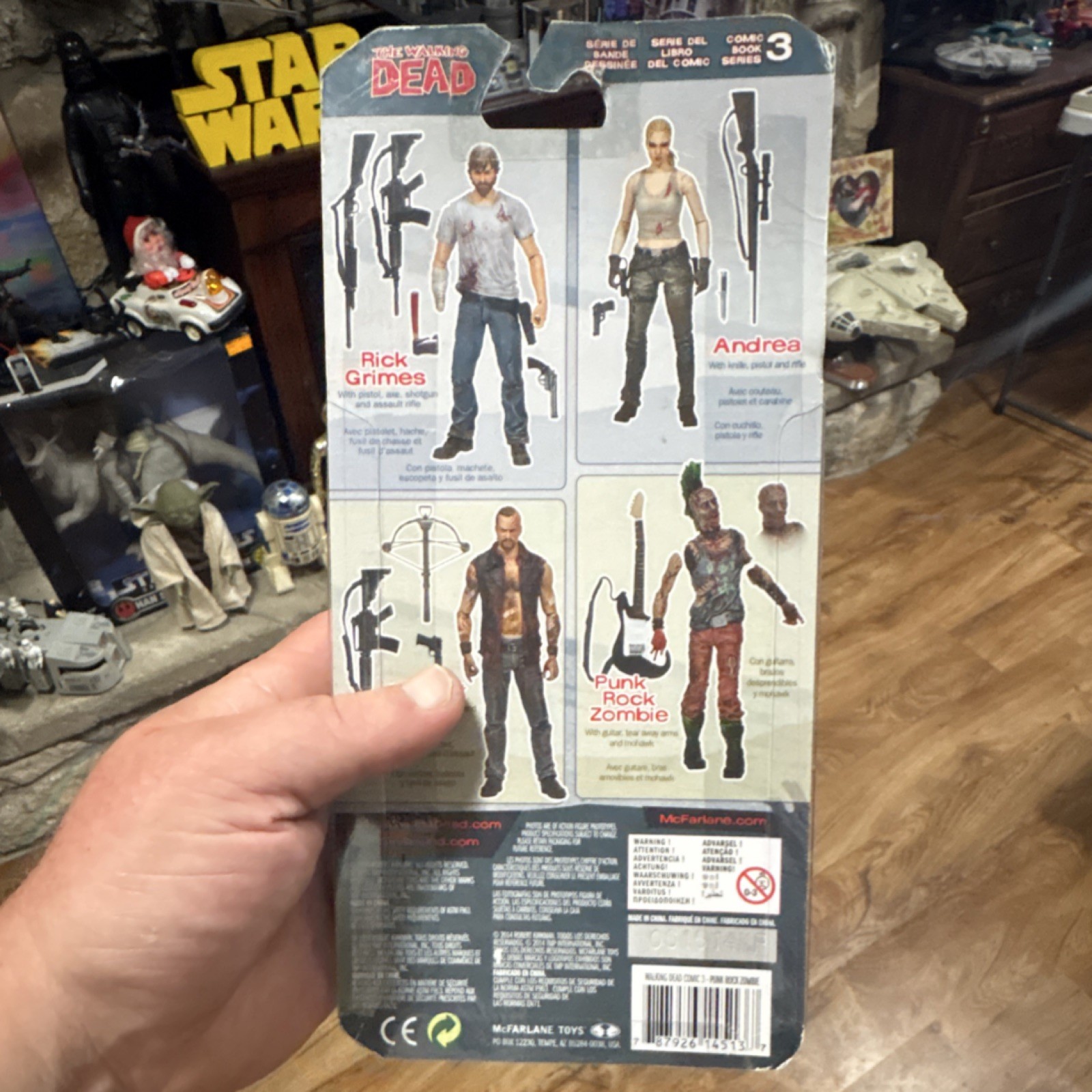 McFarlane Toys The Walking Dead Comic Book Series 3 Punk Rock Zombie Boxed