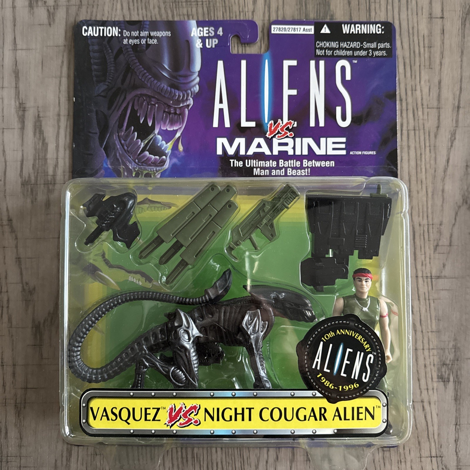 Kenner Aliens vs Marine Vasquez vs Night Cougar Alien Action Figures 1996 NEW