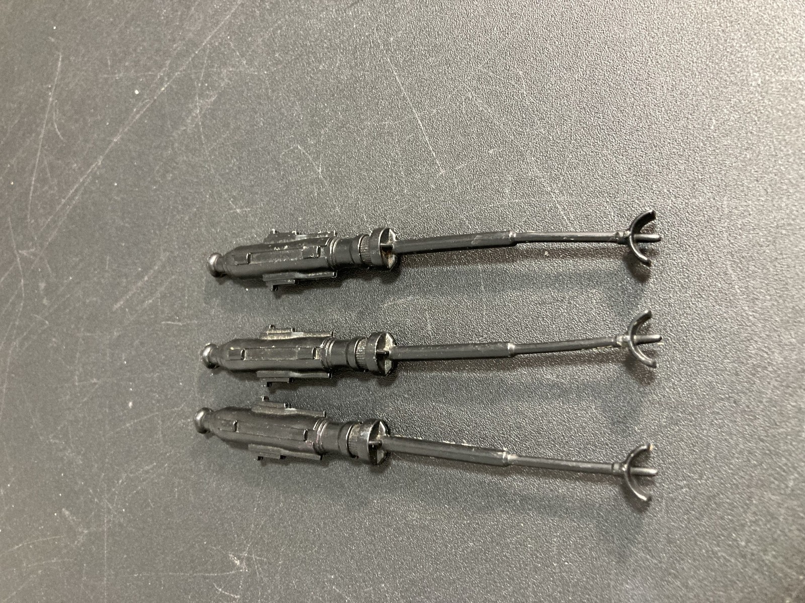 Lot of 3 X-Wing Fighter Laser Cannon Vintage 1978 Kenner Star Wars Vehicle Part