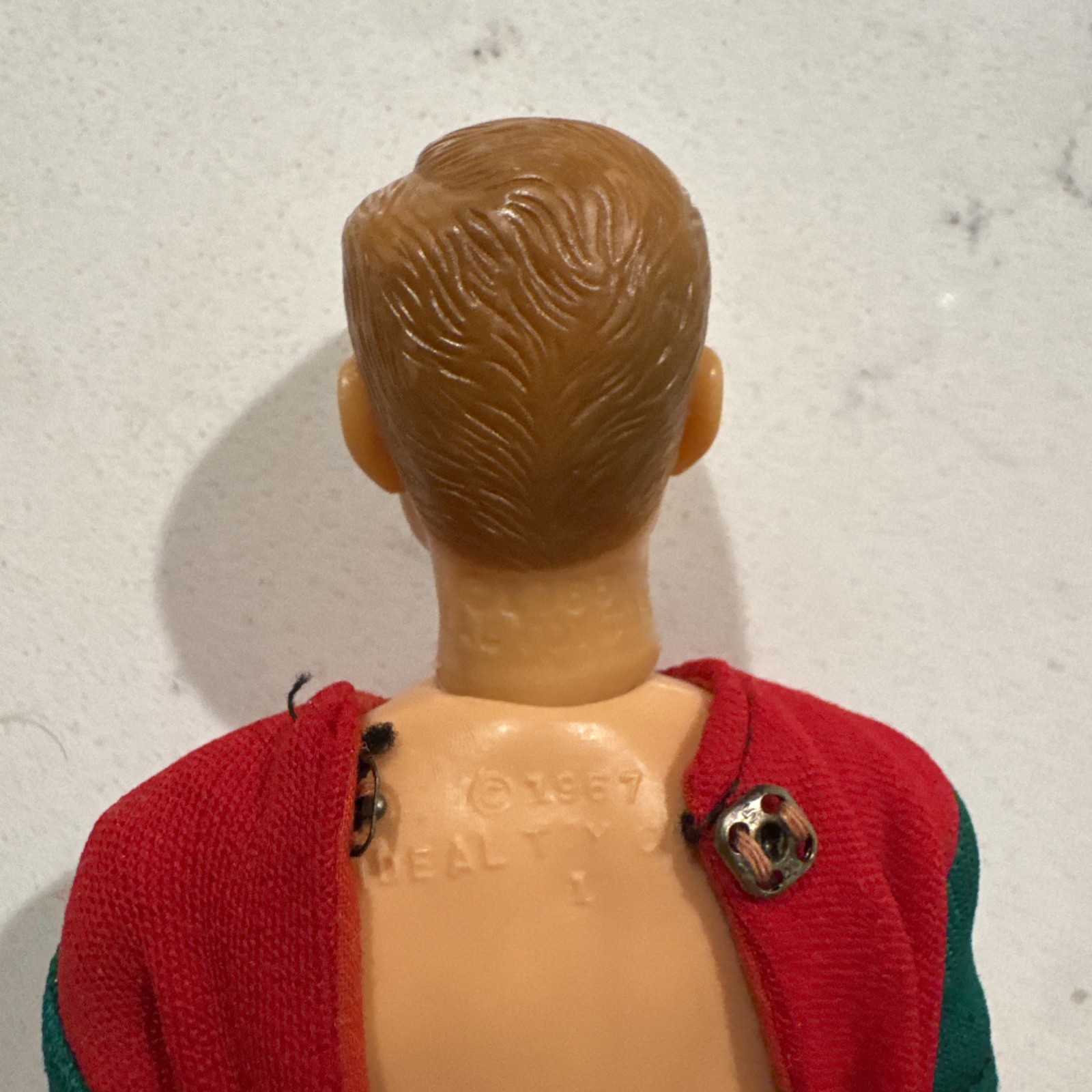 RARE VINTAGE IDEAL CAPTAIN ACTION BOY FIGURE & ROBIN COSTUME ACCESSORIES 1967