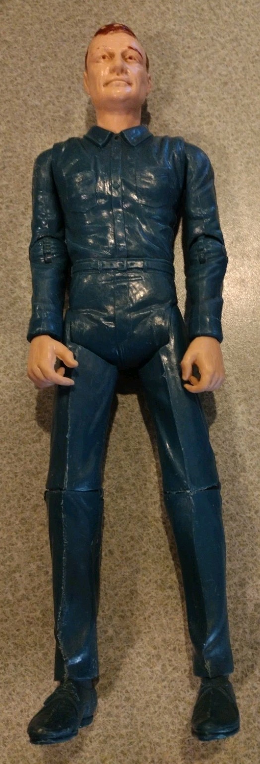 1960&rsquo;s Marx Johnny West Mike Hazard Figure Good Cond Head & Rivet Paint Wear