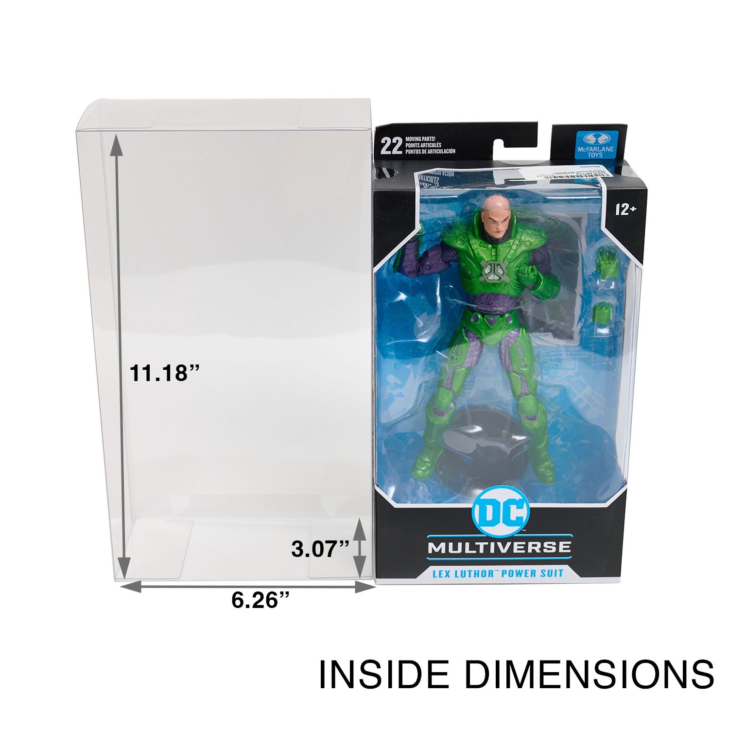 McFarlane DC Multiverse Box Protector Case for 7&Prime; Action Figure Retail Display