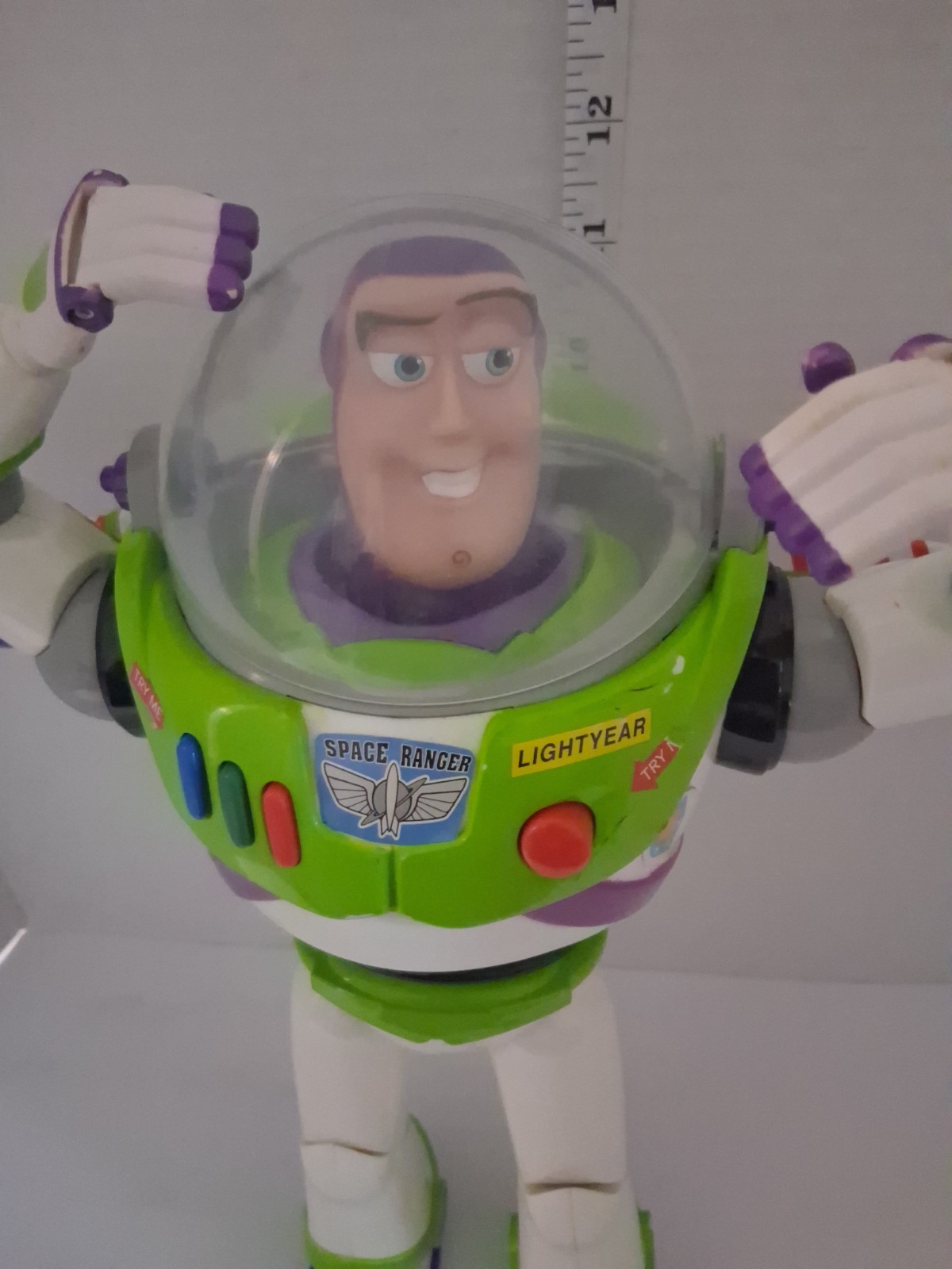 Disney Pixar Buzz Lightyear Everything Works Lights Lazer Etc.