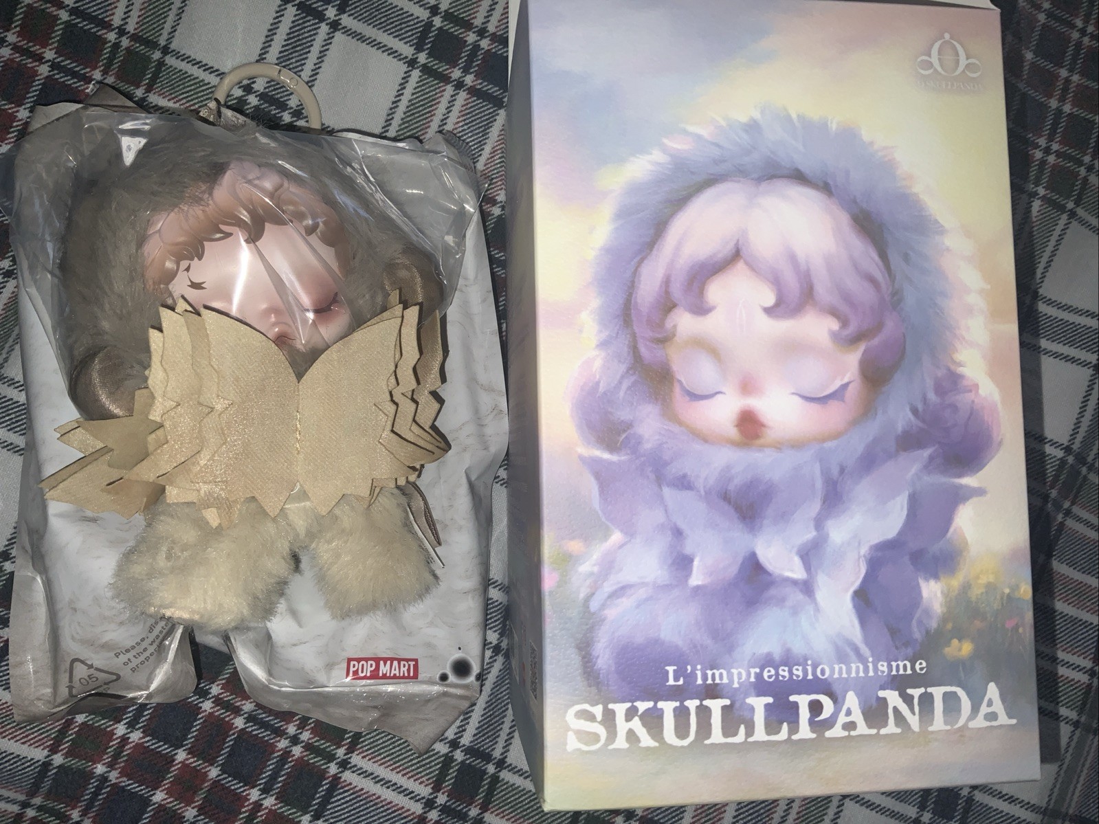 Teakwood Authentic Skullpanda L&rsquo;impressionnisme Plush Popmart (New – Opened)