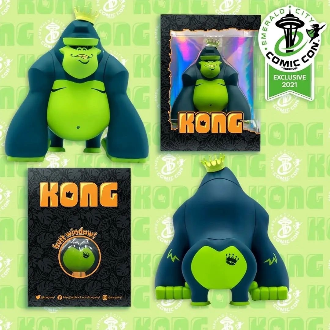 Plastic Empire Kong – Emerald City Comic Con ex. 2022 KONG LE75 Free US Shipping