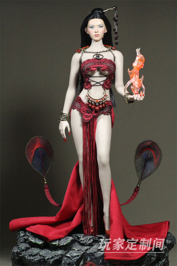 1/6 Scale Rosefinch Cut-out Top Skirt Fit 12&Prime; Female PH TBL Action Figure Body