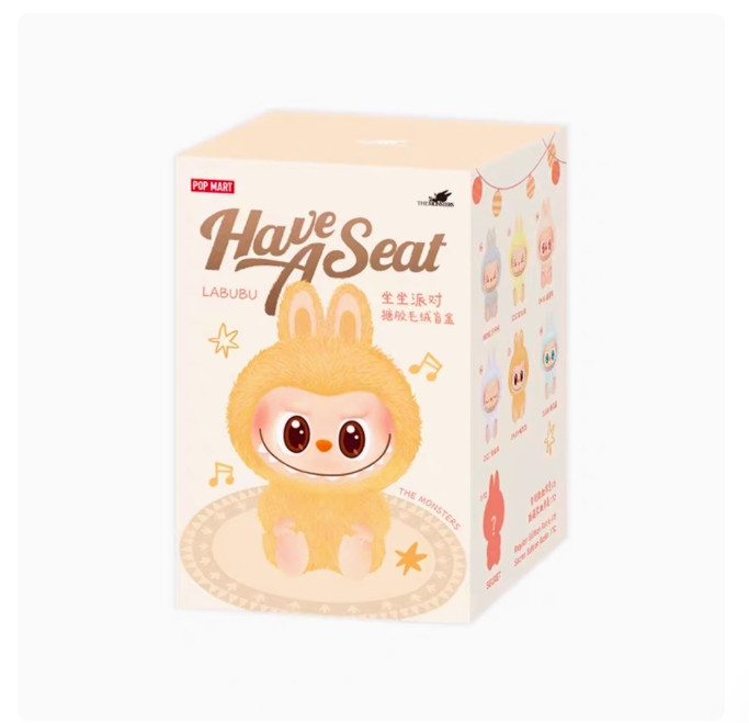 100% Authentic POPMART LABUBU  » Have a seat  » BLIND BOX SEALED