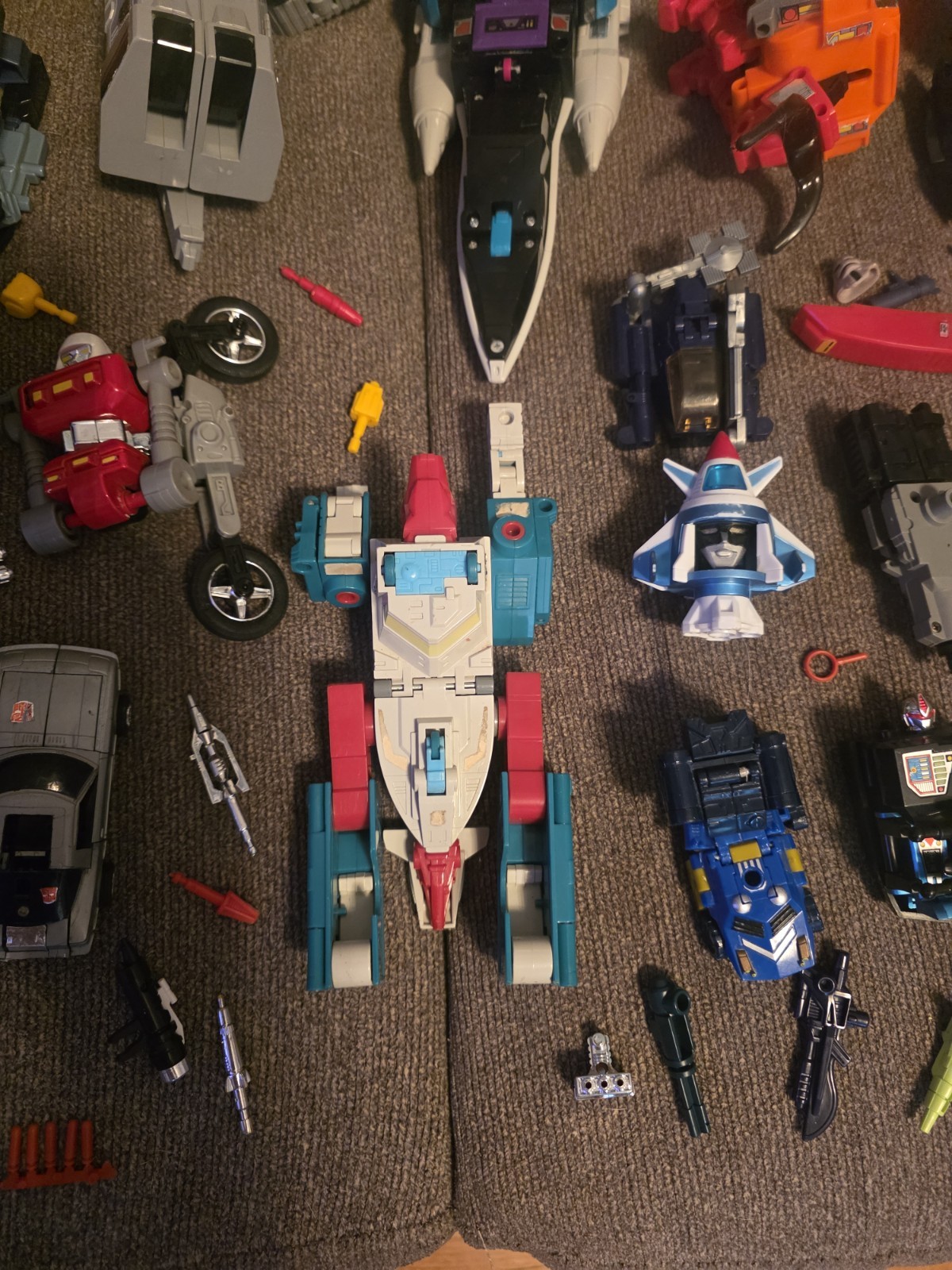 Vintage Transformers Lot Pieces And Weapons None Are Complete NO RETURNS