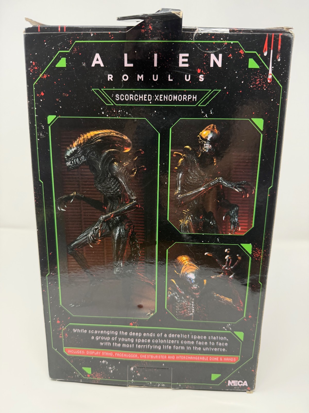 Alien Romulus Scorched Xenomorph Action Figure NECA Sealed New