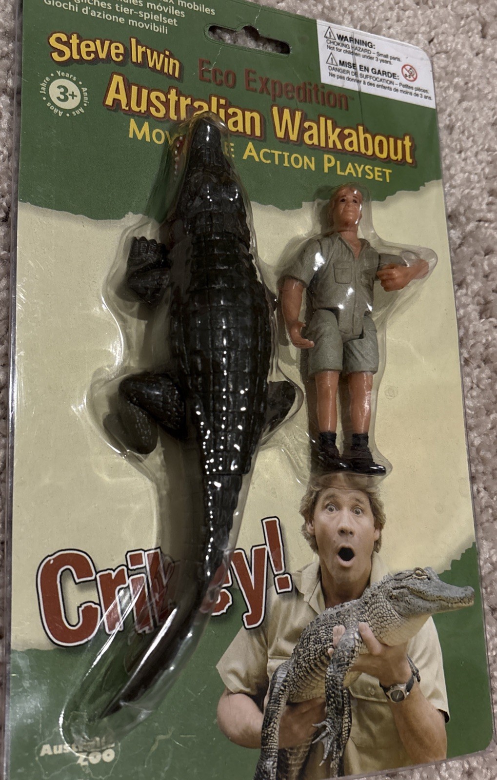 Australia Zoo Steve Irwin Action Figure Walkabout Playset New In Package