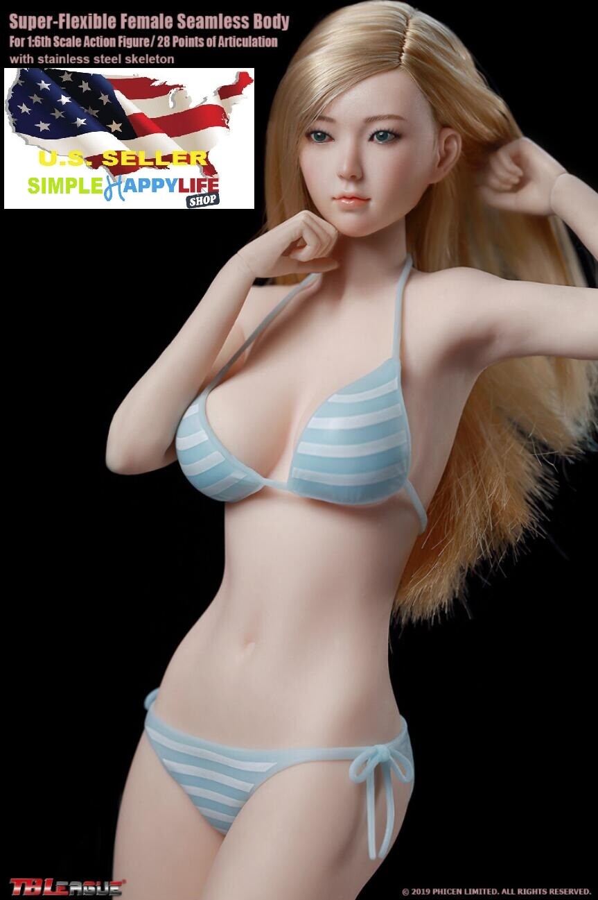 TBLeague 1/6 Pale Girl Full FEMALE Seamless Figure W/ HEAD S34 PHICEN ❶USA❶