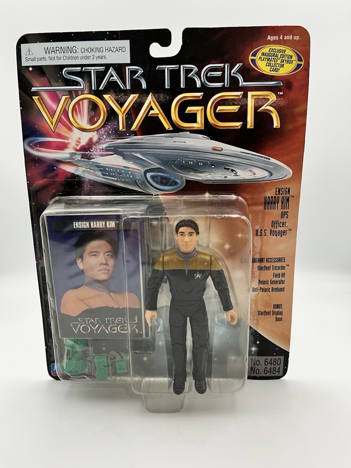 Star Trek Voyager Ensign Harry Kim 5&Prime; Action Figure Playmates 1995