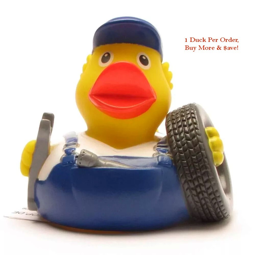 Car Mechanic Rubber Ducky Large – Jeep Ducking – FAST US Shipper