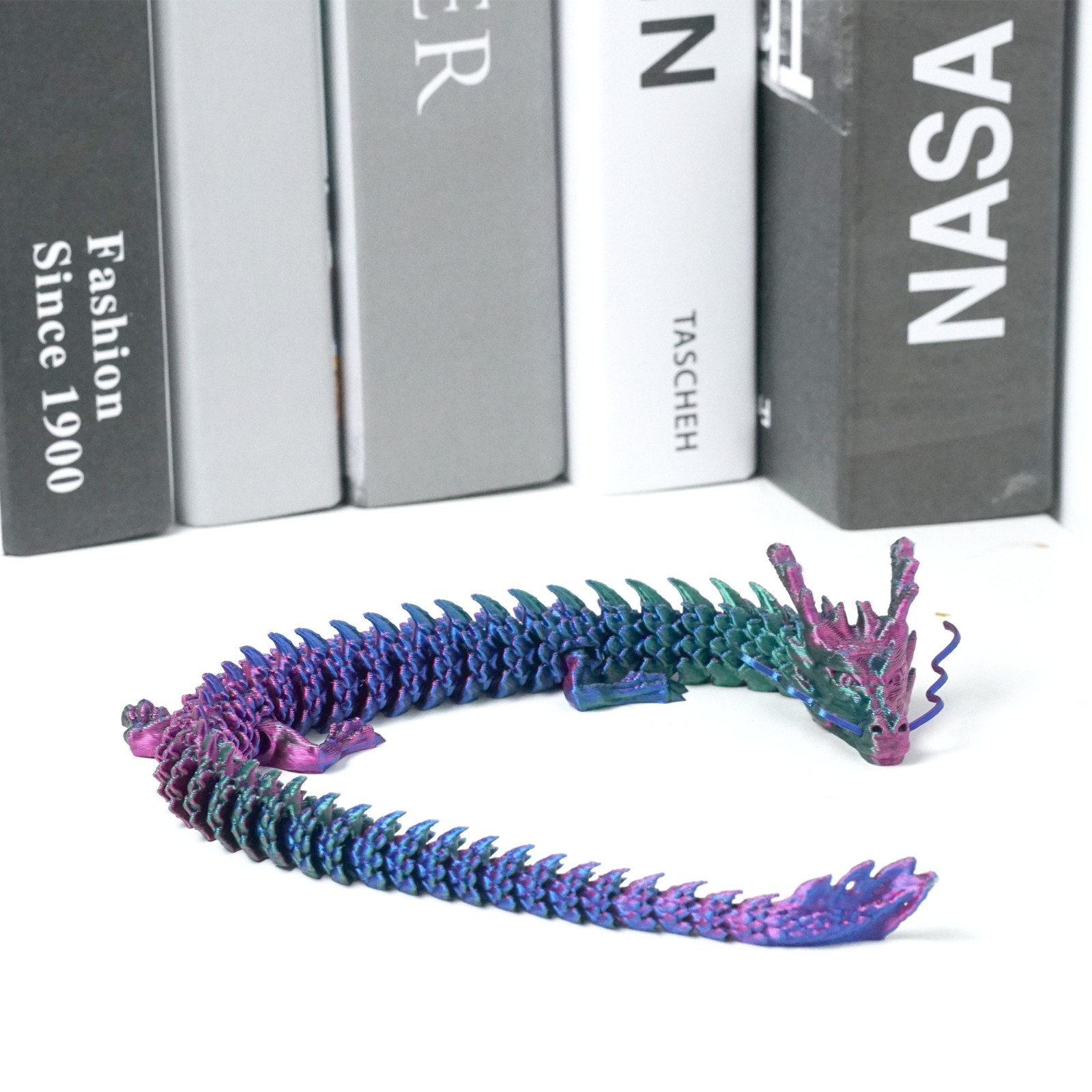 12inch 3D Printed Dragon Model,Articulated Animals figure,Fidget Toys Home Decor