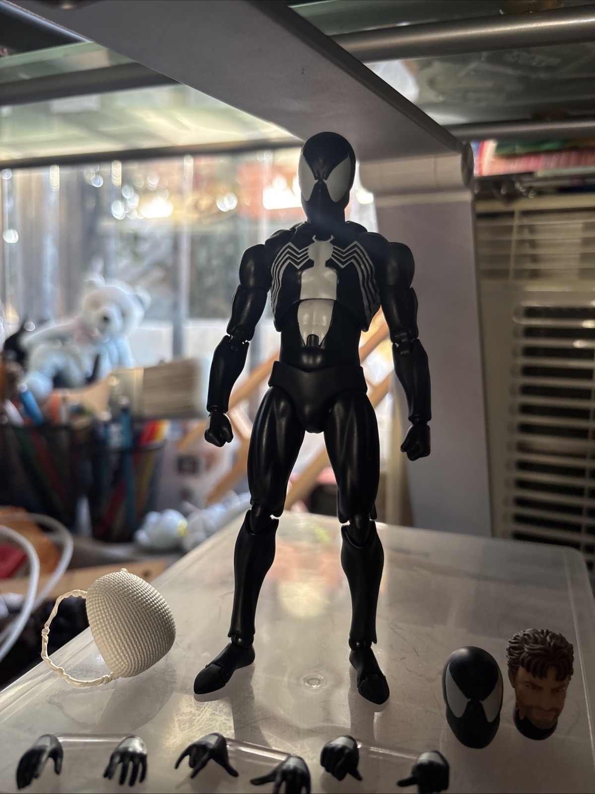 MAFEX No.147 Spider-Man Black Costume Comic Version Action Figure Medicom Toy