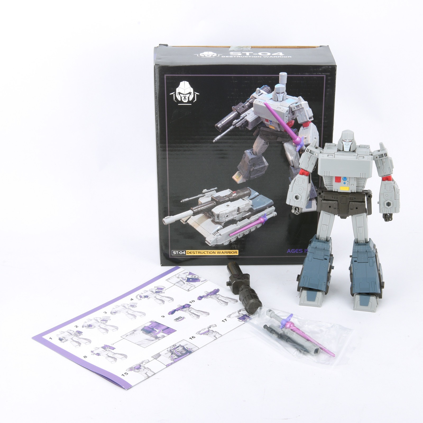Transformers Decepticon Leader Megatron 7&Prime; Deluxe Class Action Figure Toy Gift