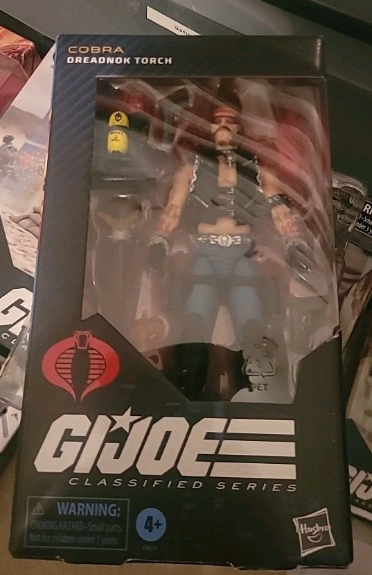 G.I. Joe Classified Series 6 Inch Figure Cobra Dreadnok Torch #123 New In Box