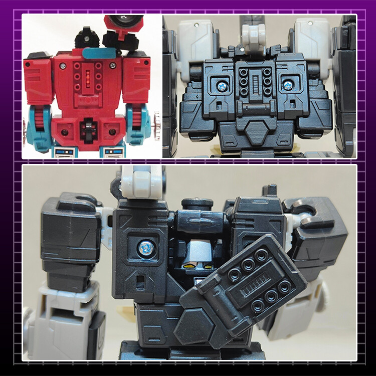 YYW-37 Arm Back Cover Filler Upgrade Kit For Legacy Magnificus Black Perception