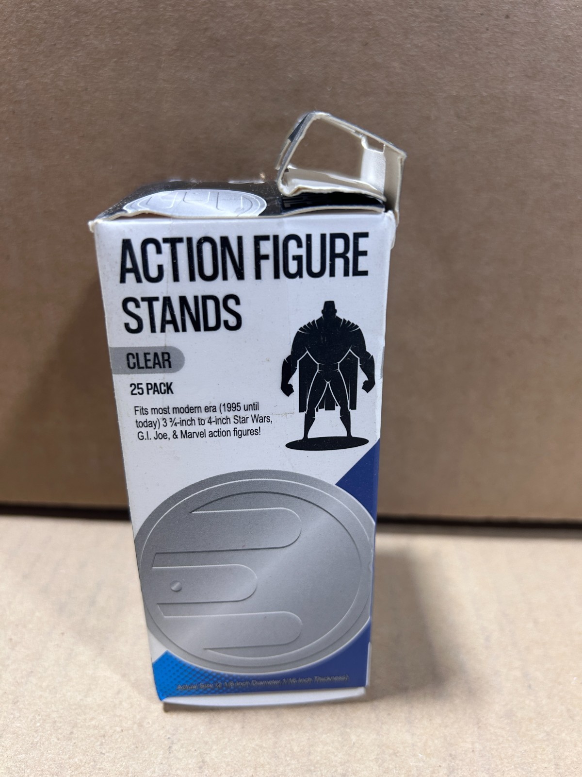 Entertainment Earth Action Figure Stands – 25‑Pack Clear for 3.75‑4″ Fig.