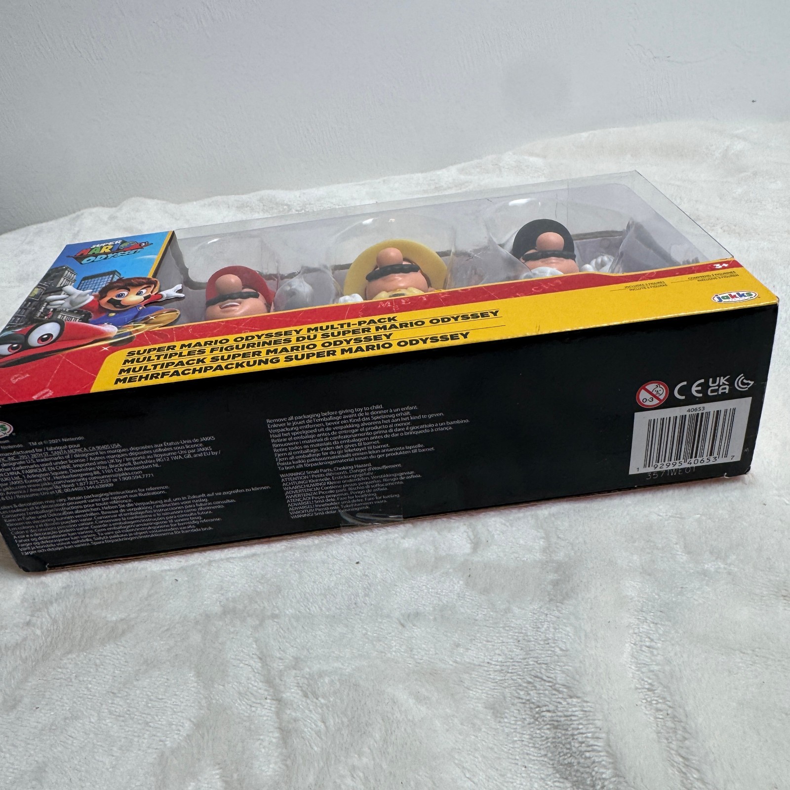 Super Mario Odyssey Multi-Pack 3 Figures Set 2021 New Sealed Jakks Box HTF RARE