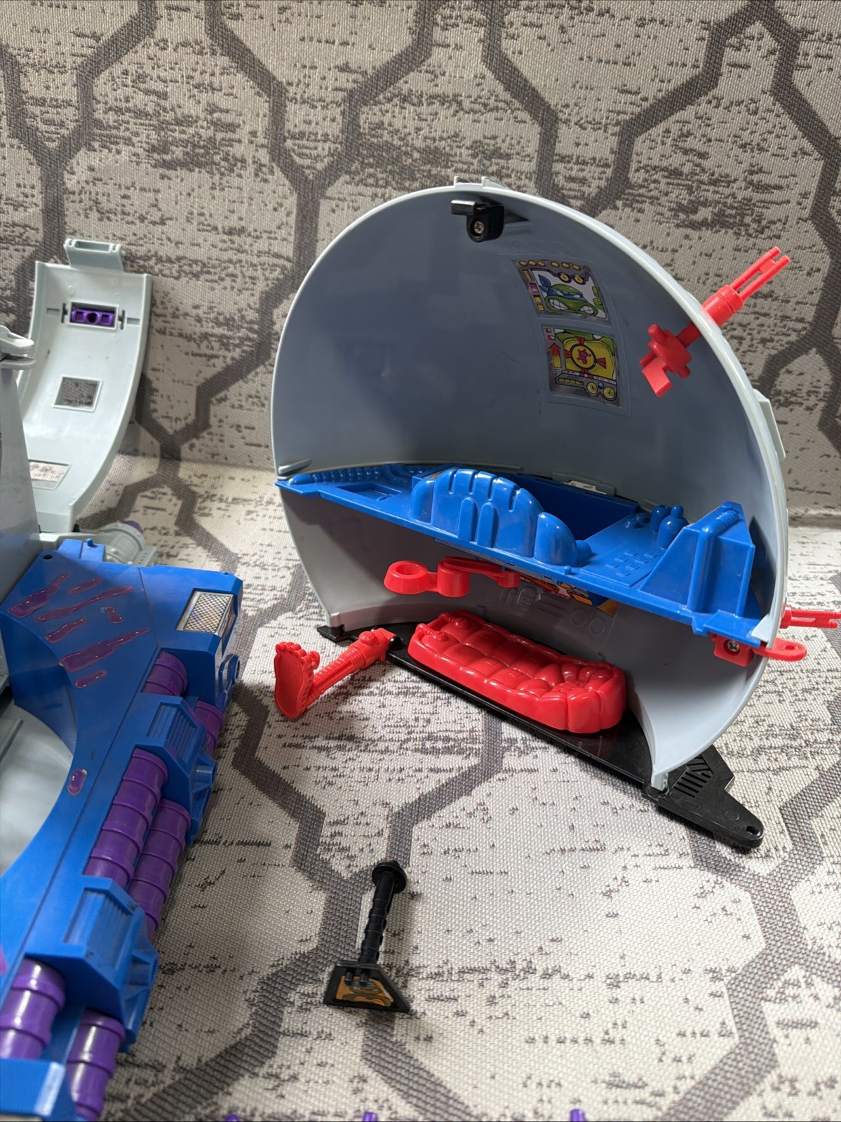 TMNT Technodrome 1990 Nearly Complete Teenage Mutant Ninja Turtles