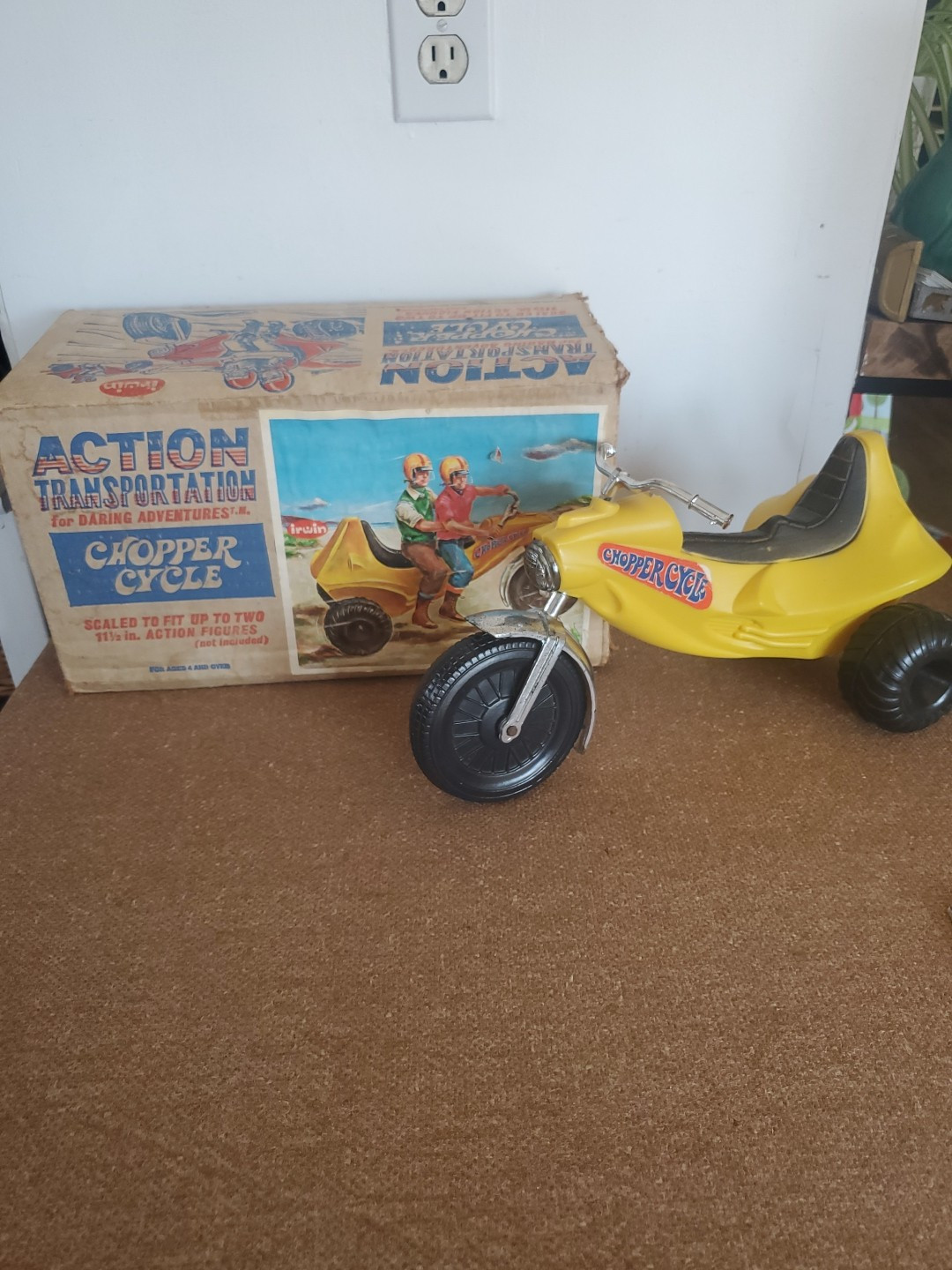 IRWIN ACTION TRANSPORTATION CHOPPER CYCLE IN ORIGINAL CATALOG BOX ORDER