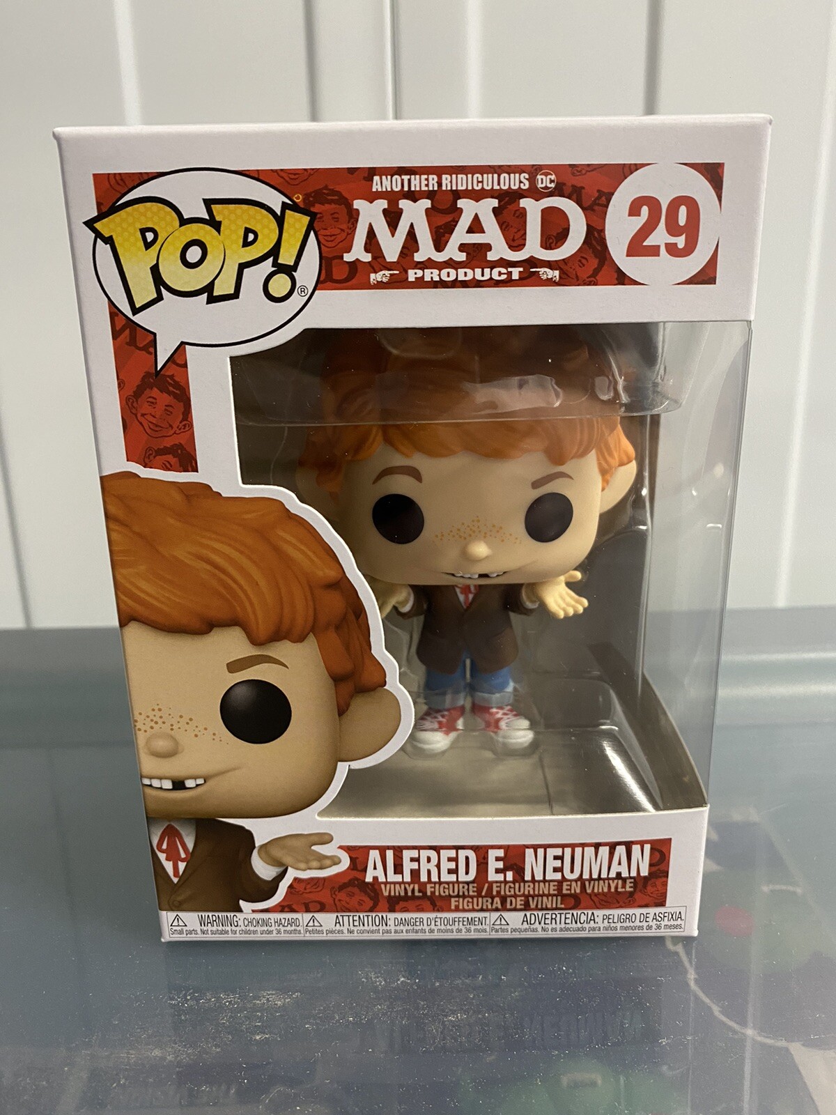 MAD Magazine Alfred E Neuman Funko Pop! Vinyl #29 + FREE Protector