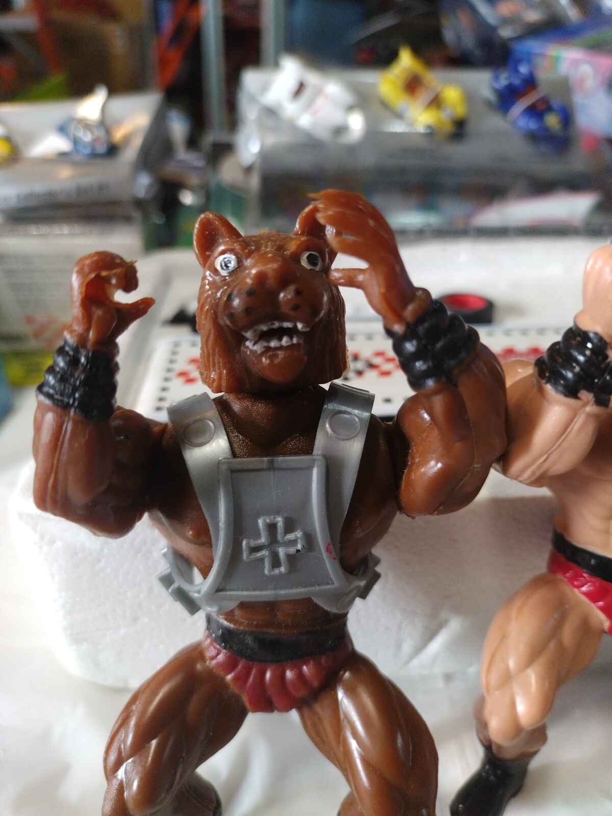 Rare Bundle Galaxy Warriors Wolf Anubi Heman Knock Off Action Figures 1985 MOTU