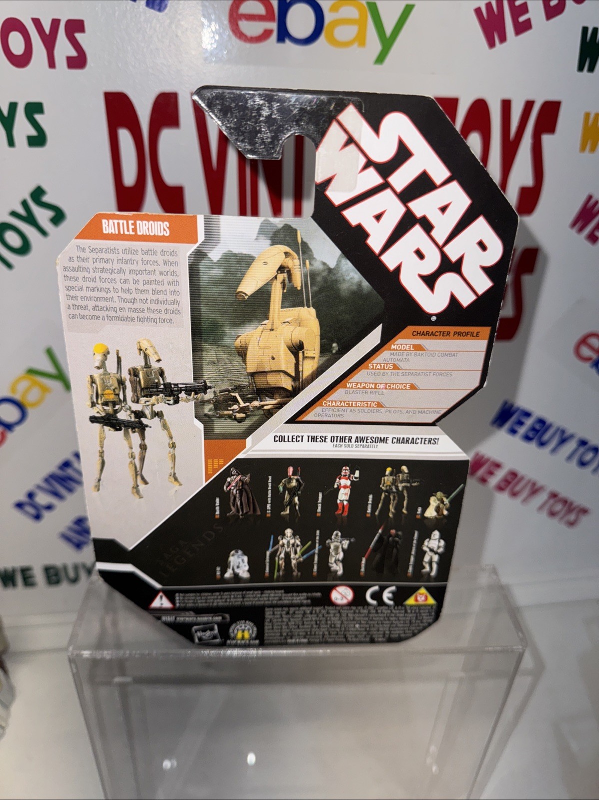 Star Wars 30th Anniversary Saga Legends Figure w/ Coin Battle Droids – red 🔥