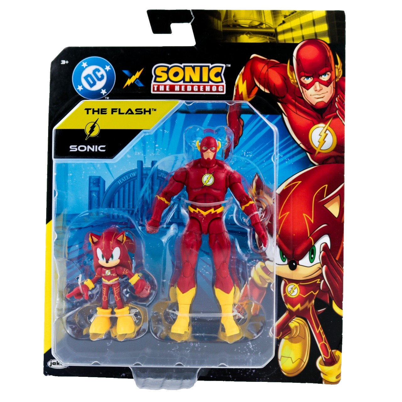 DC x Sonic Team-Up The Flash & Sonic Action Figures by Jakks Pacific