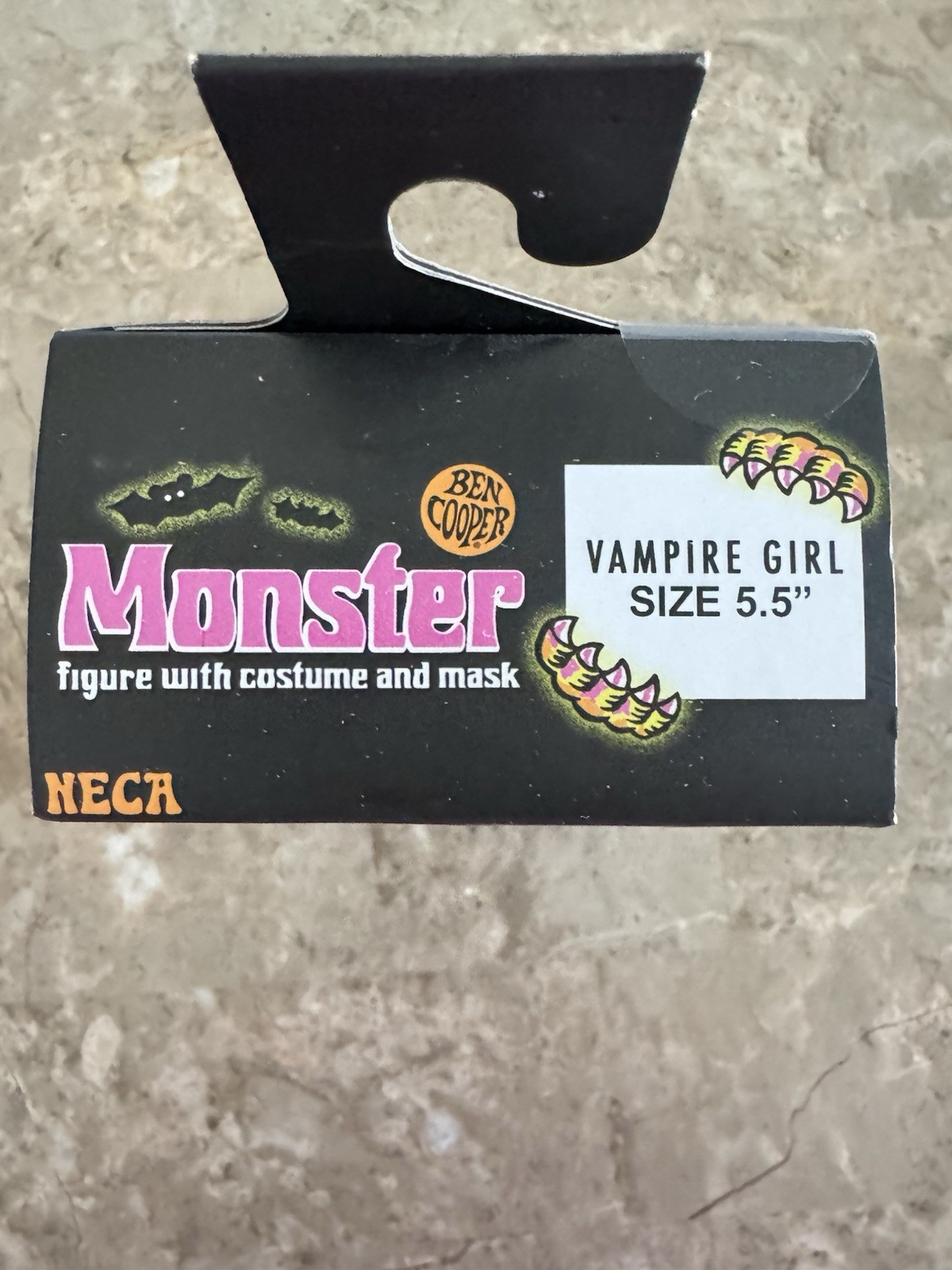 NECA Ben Cooper Monster Vampire Girl 5.5&Prime; Clothed Figure Glows In Dark New