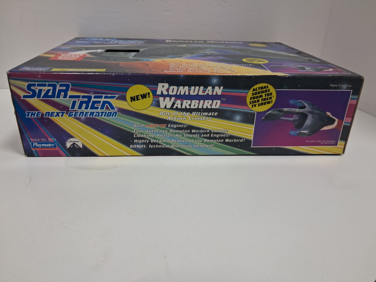 Star Trek The Next Generation – Romulan Warbird – No. 6154 Playmates 1993 – NEW