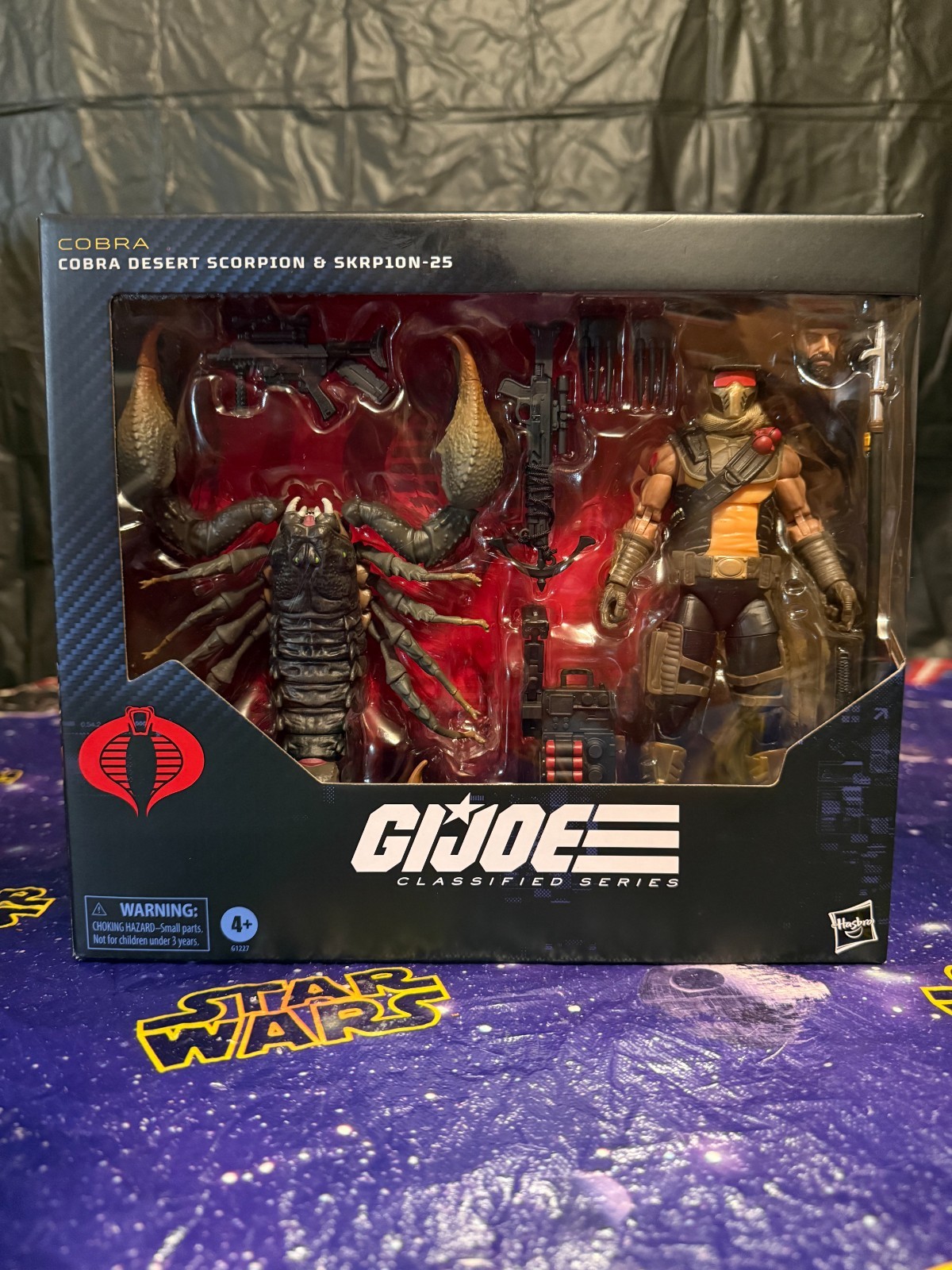 G.I. JOE -Hasbro Classified Series 6&Prime; Cobra Desert Scorpion & SKRP1ON-25 NEW!!!