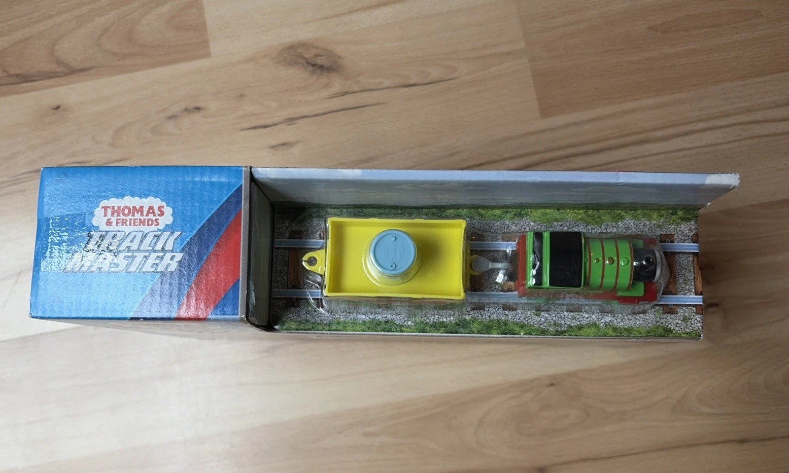 Brand New Thomas and Friends Track Master Push Along Percy&rsquo;s Barrel Drop Train